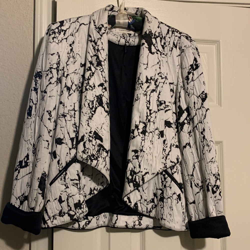 Calvin Klein Open Front Jacket Size L